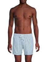 COLLECTION Seersucker Swim Trunks