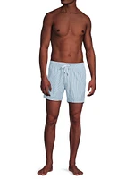 COLLECTION Seersucker Swim Trunks
