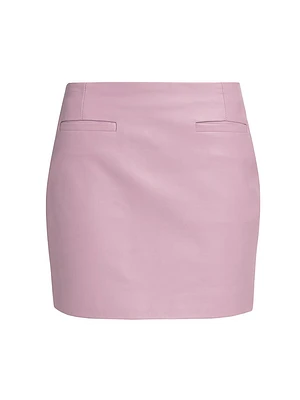 Rowan Leather Miniskirt