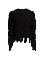 Multi Rectangle Long-Sleeve Top