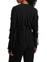 Multi Rectangle Long-Sleeve Top