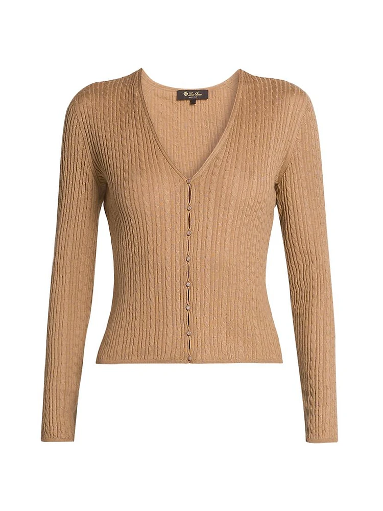 Rimella Cashmere-Silk Cardigan