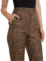 Dany Andre Print Silk Trousers