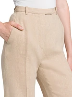 Emmit Linen Flared Trousers