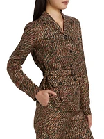 Deena Andre-Print Safari Shirt