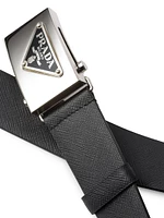 Saffiano Leather Belt