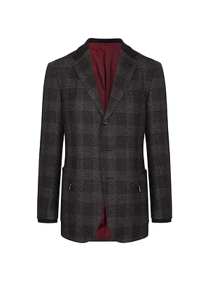 3 Buttons Woven Blazer Jacket