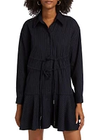 Marina Striped Shirt Minidress