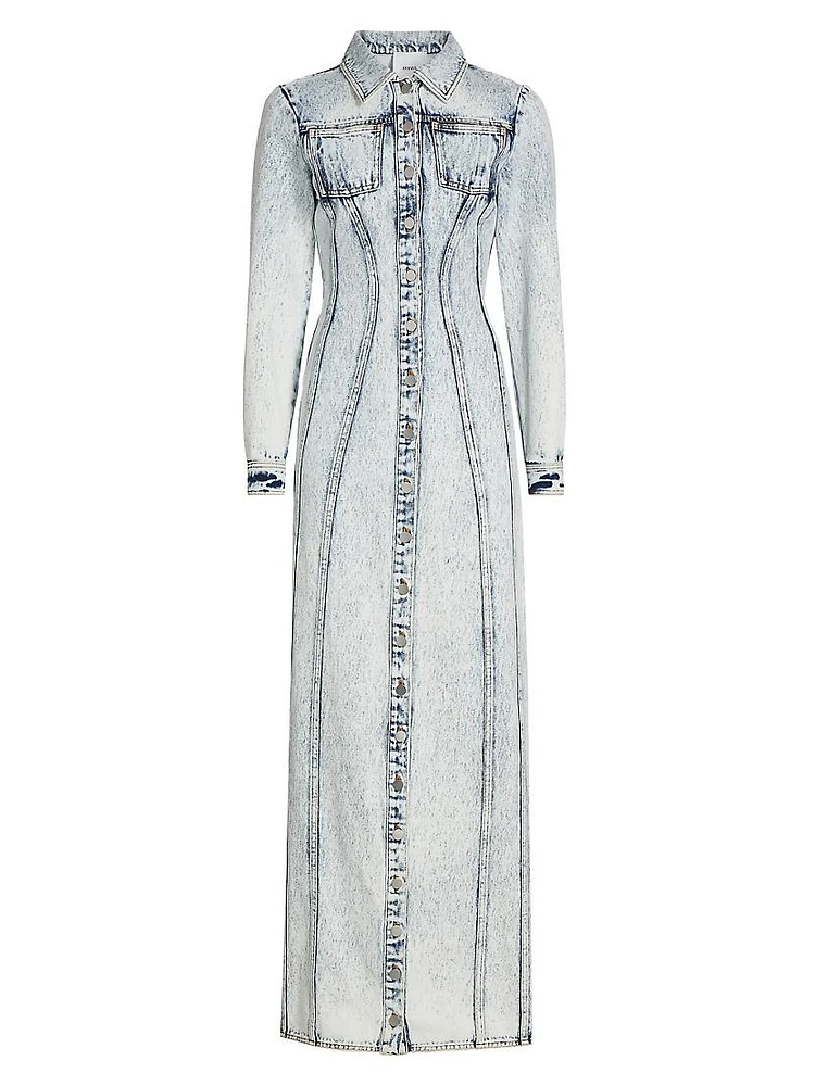 Mercer Denim Maxi Shirtdress