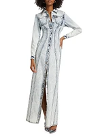 Mercer Denim Maxi Shirtdress