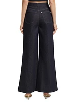 Ezra Denim Wide-Leg Pants