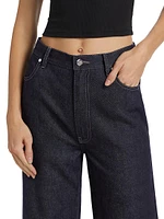 Ezra Denim Wide-Leg Pants