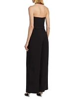 Ophelia Pleated Wide-Leg Jumpsuit