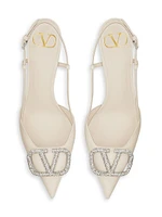 VLogo Signature Slingback Pumps 80MM