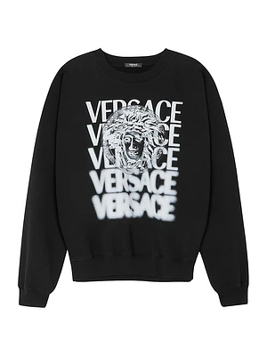 Medusa Medallion Crewneck Sweatshirt