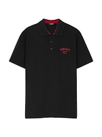 Versace Est. Embroidered Polo Shirt