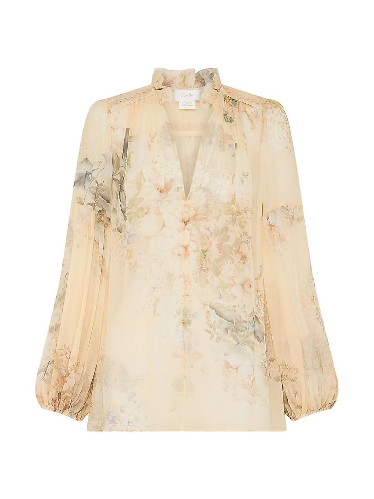 Floral Silk Georgette Blouse