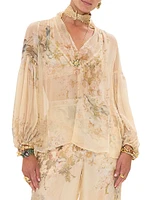 Floral Silk Georgette Blouse