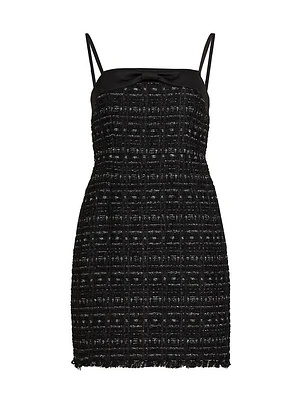 Mainline Galaxy Tweed Bow Dress
