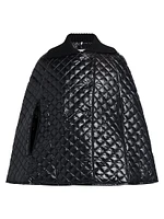 Diamond Quilted Cape