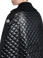 Diamond Quilted Cape