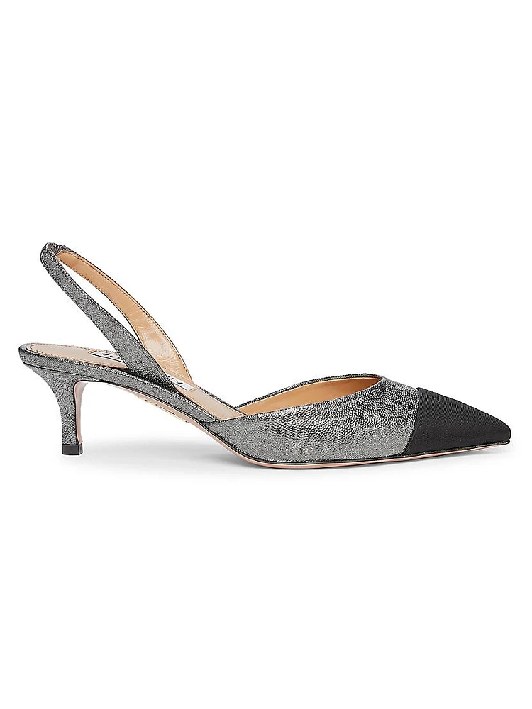 Milanese 50MM Slingback Pumps