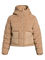 Audrieu Teddy Fleece Short Down Jacket