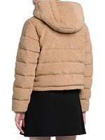 Audrieu Teddy Fleece Short Down Jacket