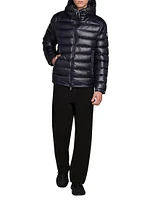 Besines Nylon Hooded Down Jacket