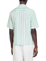 Stripy Short-Sleeved Shirt