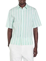 Stripy Short-Sleeved Shirt