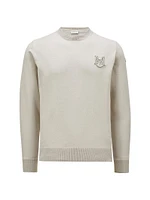 Monogram Cotton Crewneck Sweater