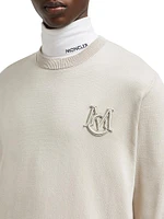 Monogram Cotton Crewneck Sweater