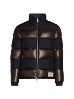 Peclet Reversible Striped Down Jacket