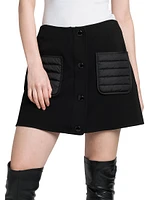 Short Skirt with Patch Pockets