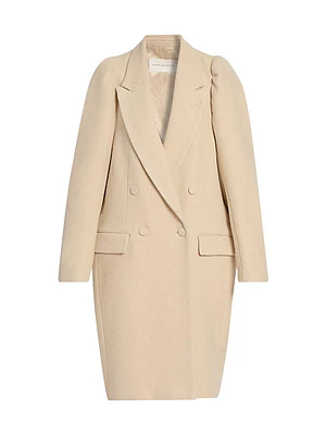 Rinky Double-Breasted Wool Coat
