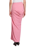 Saren Seamed Crepe Maxi Skirt