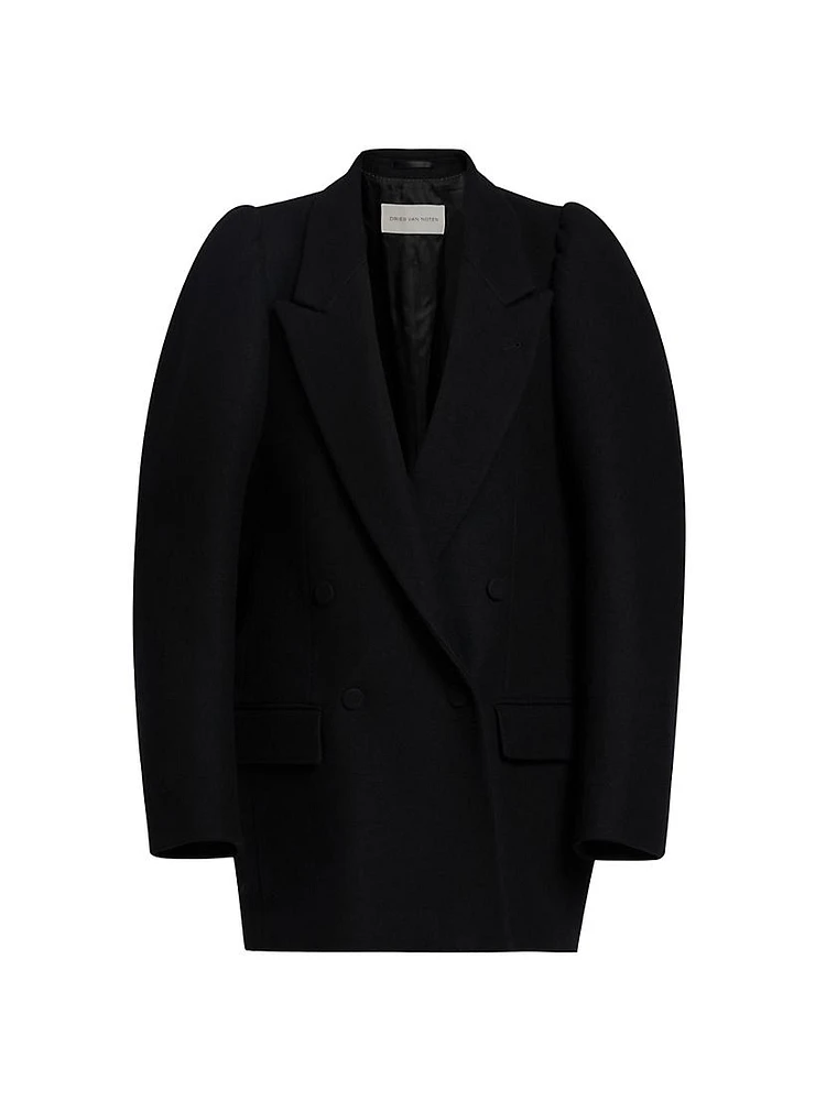 Blinky Tailored Cocoon Double-Breasted Jacket