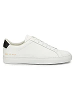 Retro Classic Leather Low-Top Sneakers
