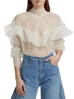 Double Layered Tulle Top