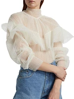 Double Layered Tulle Top