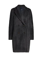 Roseto Alpaca-Blend Double-Breasted Coat