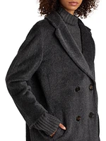 Roseto Alpaca-Blend Double-Breasted Coat