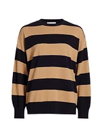 Faretra Stripe Wool-Cashmere Sweater