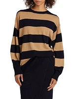 Faretra Stripe Wool-Cashmere Sweater