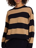 Faretra Stripe Wool-Cashmere Sweater