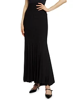 Vetrino Pleated Maxi Skirt