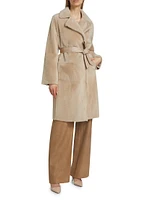 Ulzio Shearling Trench Coat