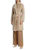 Ulzio Shearling Trench Coat