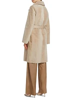 Ulzio Shearling Trench Coat